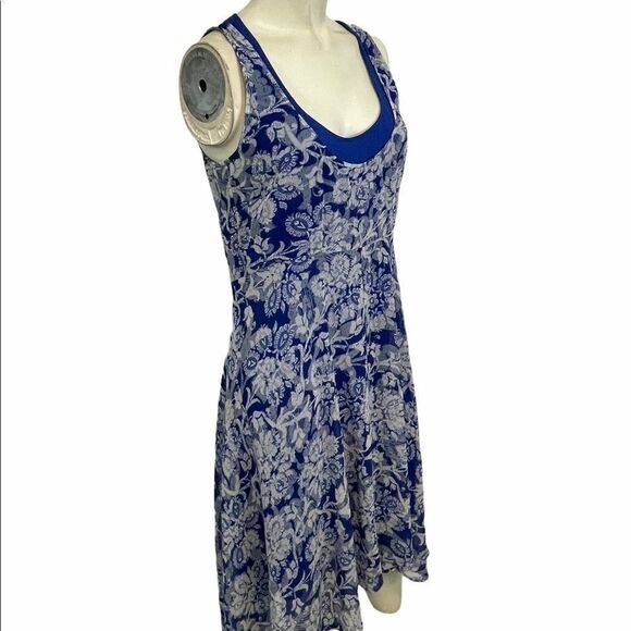 CAbi 851 Blue Willow Double Dress Floral XS - Picture 3 of 5